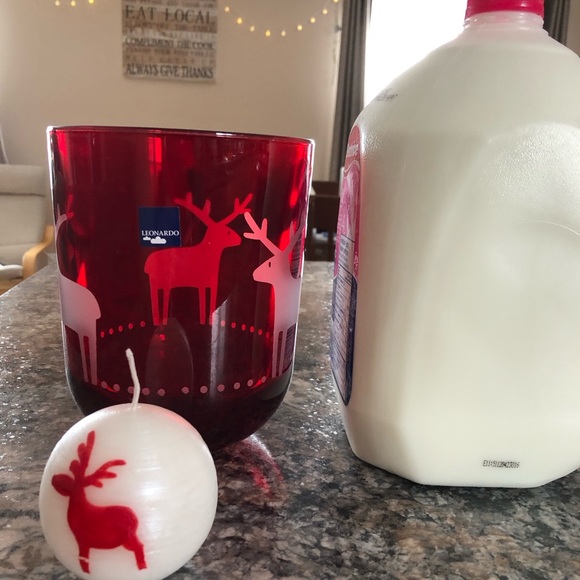 Reindeer Glas Red - Picture 2 of 2